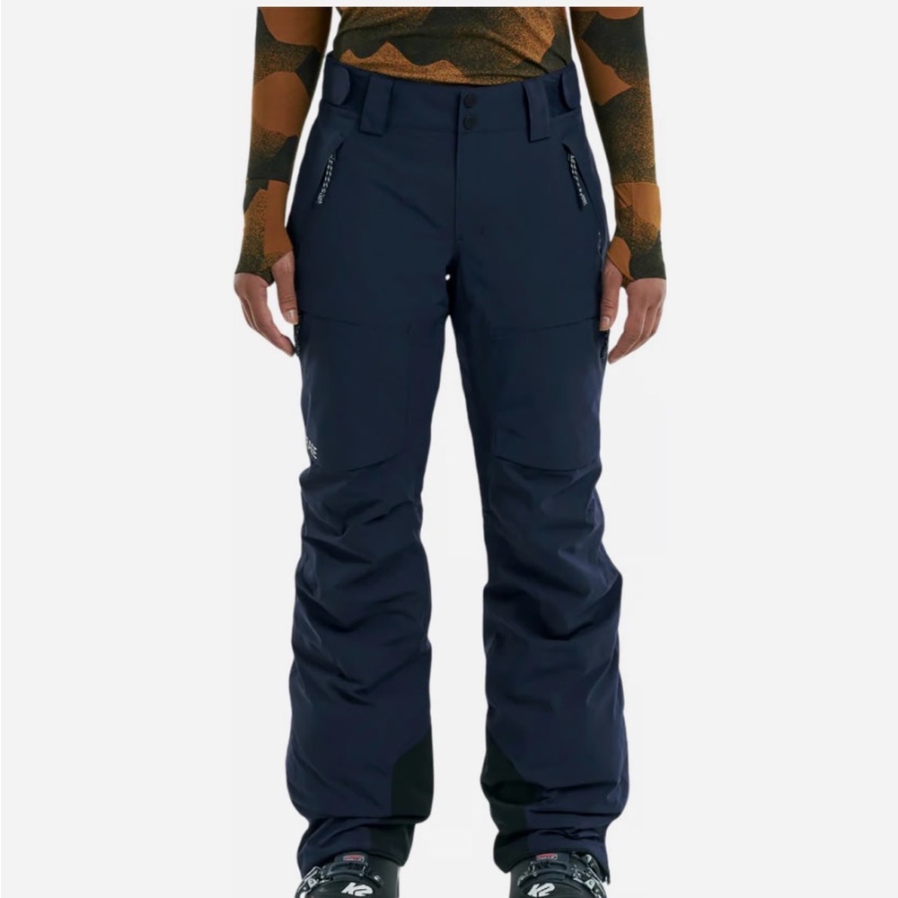 Orage Navy Ski Pants with Orange Accents